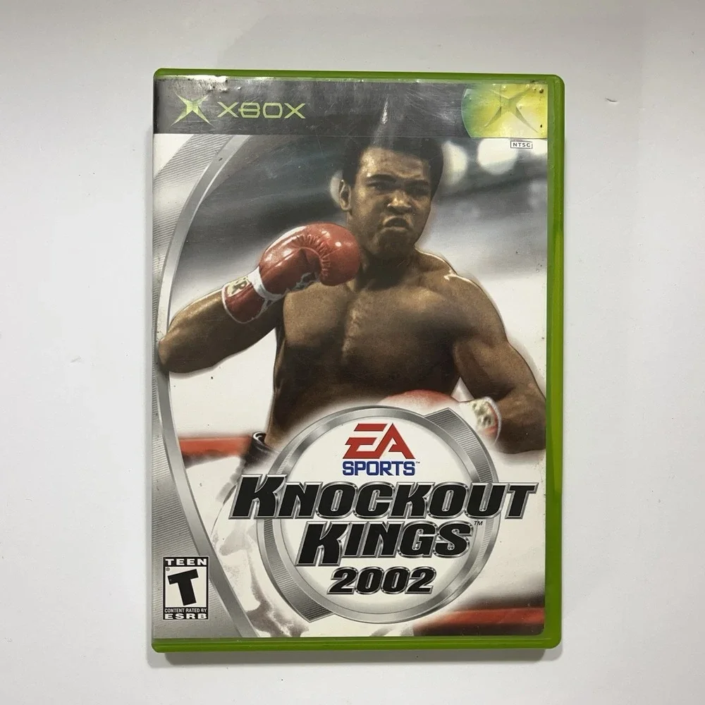 Knockout Kings 2002 (Microsoft Xbox, 2001) CIB Complete Clean Disc
